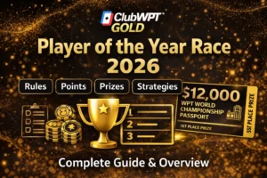 ClubWPT Player of the Year 2026 leaderboard competition overview with rules, points system and prize details